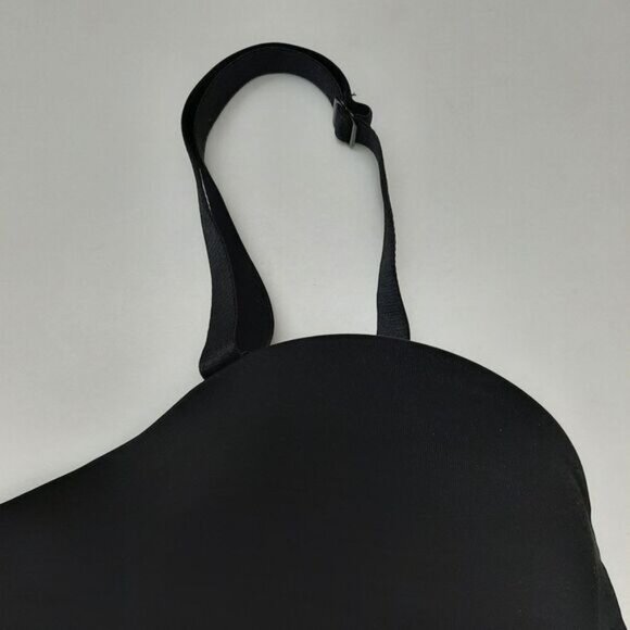 ADDITION ELLE Strapless Multiway T-Shirt Bra Moulded Cups Black Sz 38 DDD - Picture 5 of 12